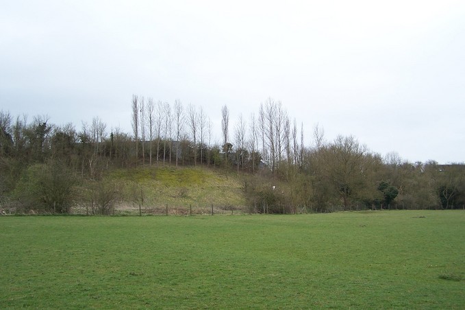 General view of the confluence (towards S)