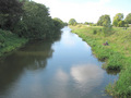 #6: Cowbridge Drain and a fisherman seen West of Sibsey Road bridge.