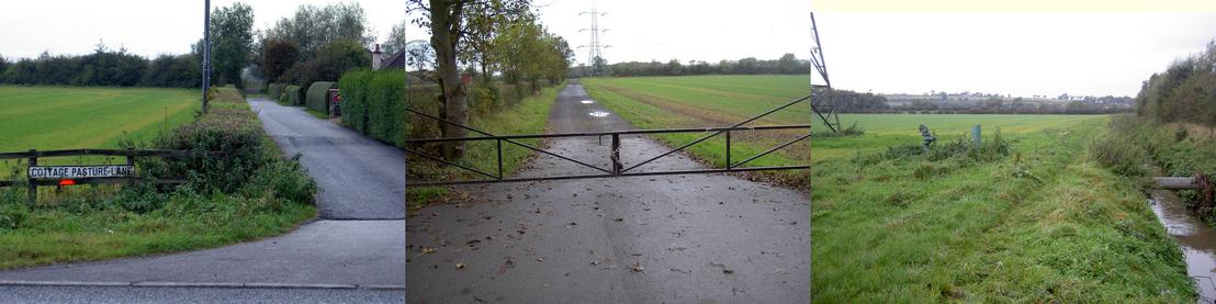 One way use Cottage Pasture Lane