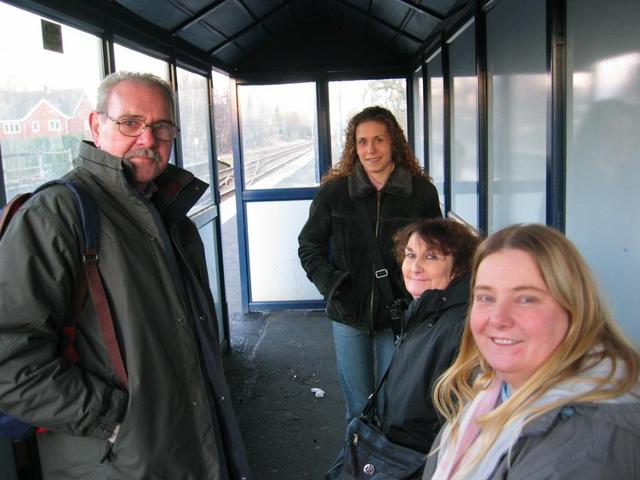 People at Lowdham Station