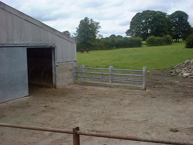 The stockyard at Harewood Hall Farm