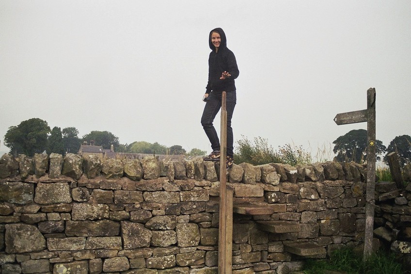 Hadrian's Wall Path, 1.2 km north of the CP