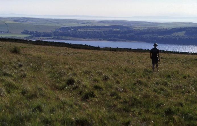 View over the Rhins of Galloway on the Antrim coast