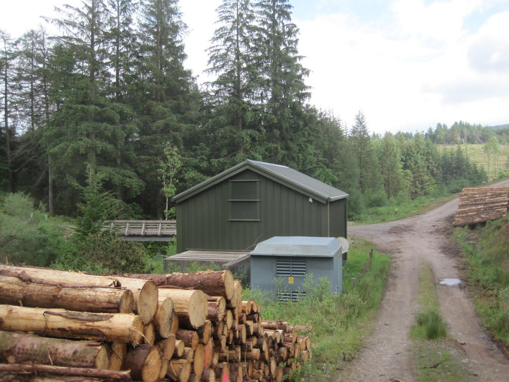 cabin at bridge on way back