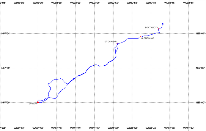 A track-log. Or, to put it another way, I really should have had a map as well <G>.