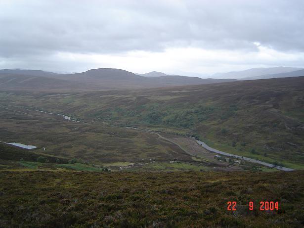 View from the top of Meallach Mhor