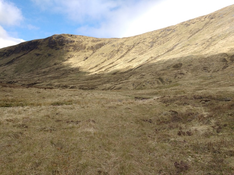 Looking toward the confluence from below