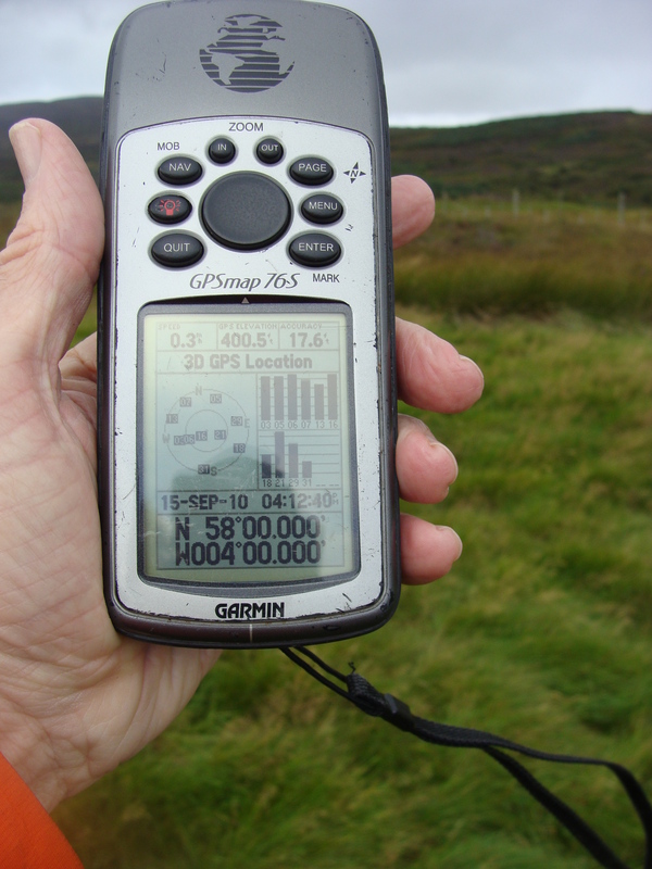 Ten zeroes on the bank of Golspie Burn.