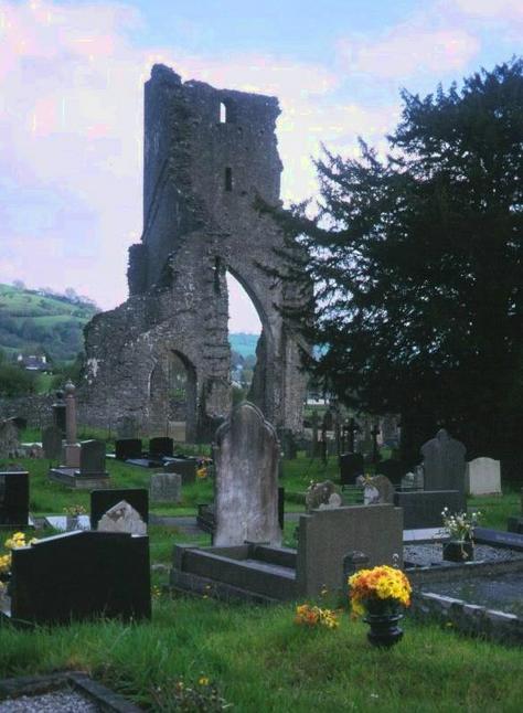 Nearby Talley Abbey ruins.