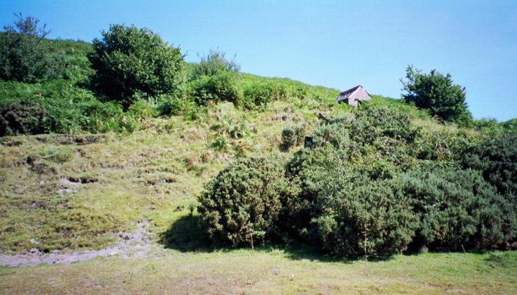 Confluence point and mysterious hut near to it