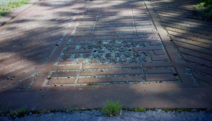 Weighbridge platform outside the building