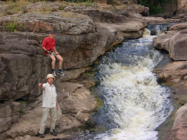 Waterfall at Mountain Tikitch river