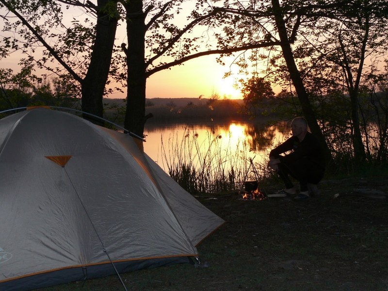 Вечер на берегу р. Ворскла / The evevning at the Vorskla riverside