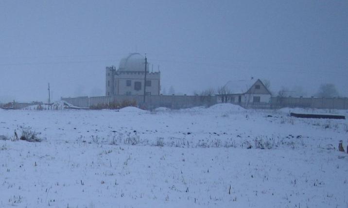 View of the nearby observatory