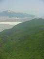 #5: Although the CP is marked by green vegetation, it is surrounded on three sides by the Grand Plateau Glacier.