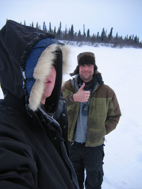 At the confluence on Mishevik Slough