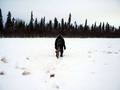 #8: Chris hiking across a frozen lake