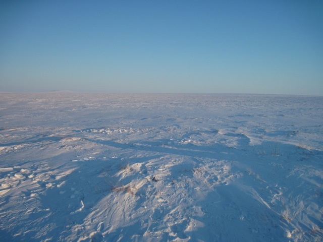 Confluence point looking East