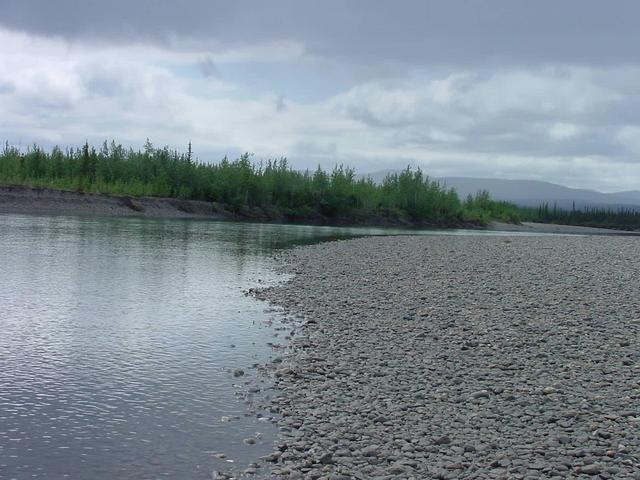 On the John River, looking south from 67 N