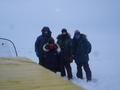 #8: Expedition members at the confluence point.