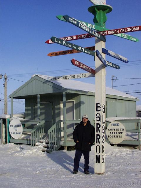 Joe at the Barrow visitor center.