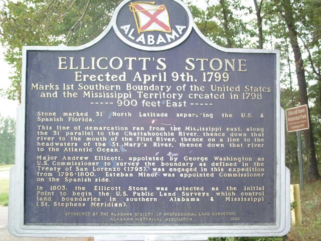 Historical Marker at Highway.