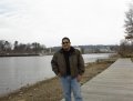 #6: Here is Orlando, with a river boat in the background, several hundred feet north of the confluence point