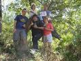 #3: On tree:  Lilia Kerski and Tom Luther.  On ground:  Michael Chinneck, Joseph Kerski, and Shannon White, all feeling centered.