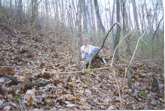 Mark at confluence point