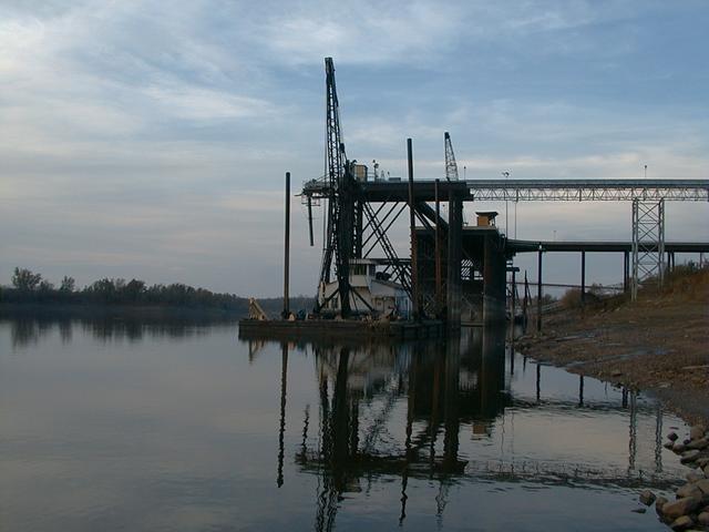 Typical Loading Dock on the Mississippi River