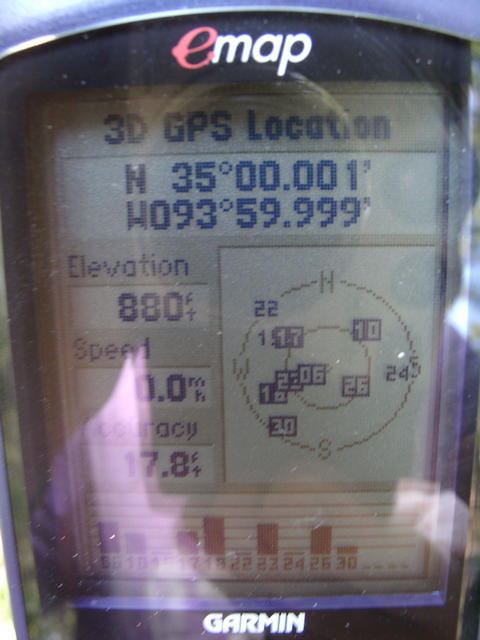 GPS at the confluence