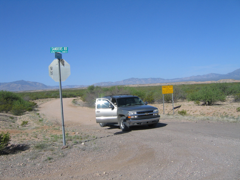 Transportation at intersection on way out