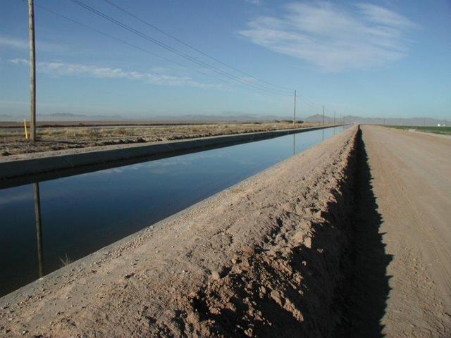 Big Canal full of water