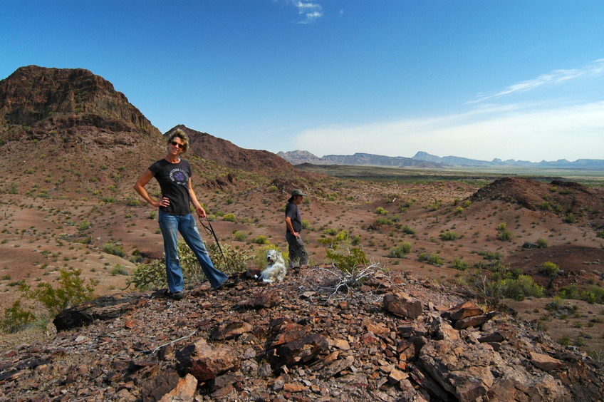 On a nearby hilltop