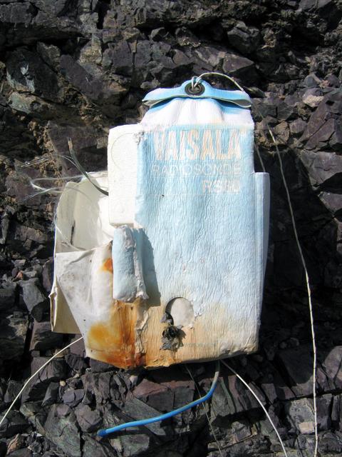 Vaisala RS80 Radiosonde found on the hike back