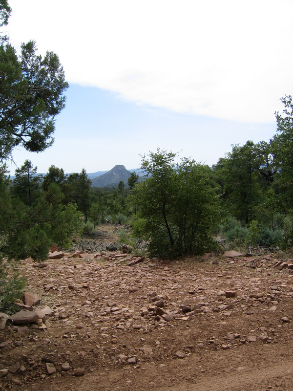 Enroute with Jerky Butte in the distance