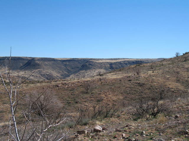 Looking south and a bit east