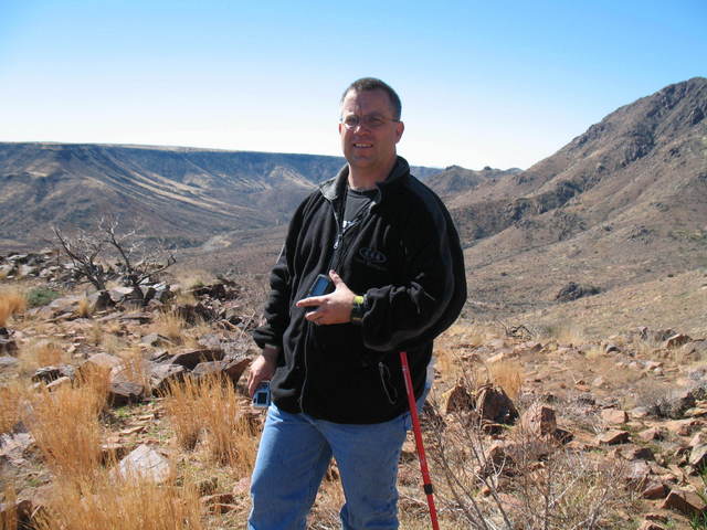 Jerry on the ridge south