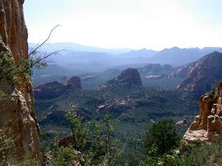 #1: South from Confluence, in gully, at base of cliff