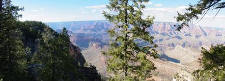 #1: North from the rim (confluence way below)