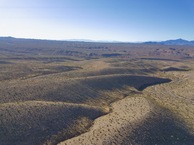 #11: View West (towards the town of Meadview) from 120m above the point