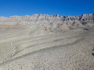 #9: View East (towards the Grand Wash Cliffs), from 120m above the point