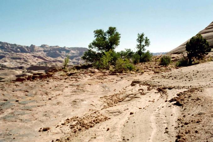 South into upper Aztec Creek area