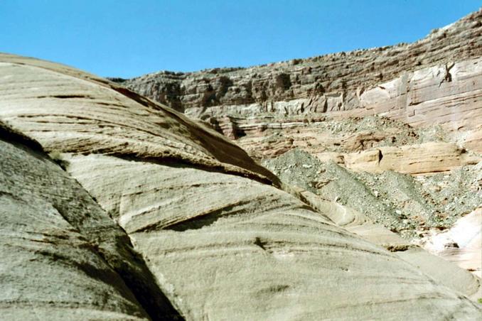 West to Cummings Mesa face