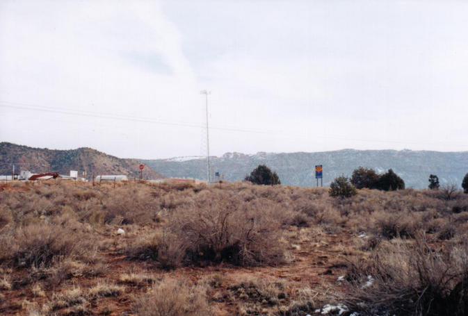 View East--"Welcome to Arizona"