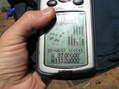 #7: GPS reading at the confluence.