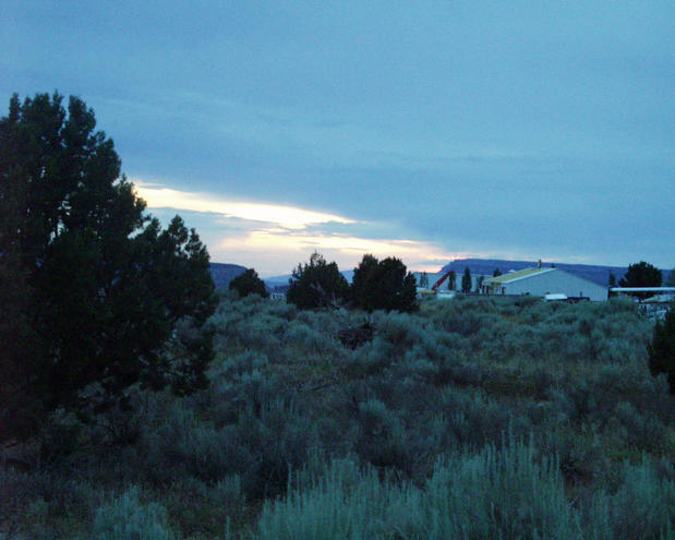 Looking West toward the setting sun