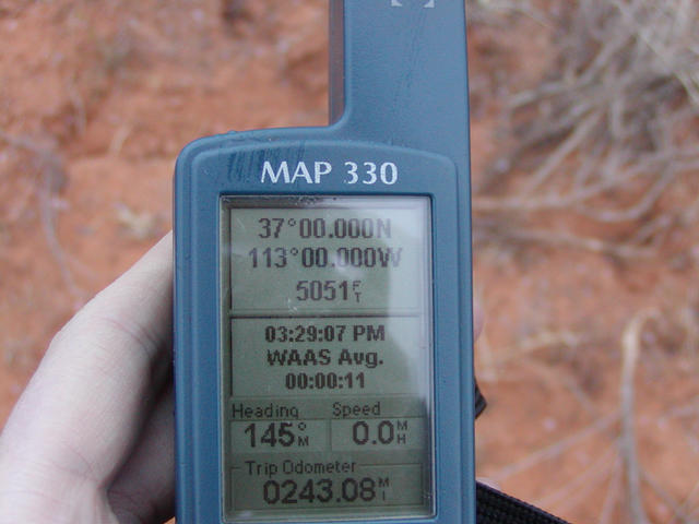 The obligatory shot of my GPS.