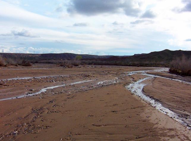 View south down Beaver Dam Wash.