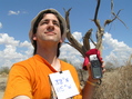 #8: Joseph Kerski at the confluence, baking in but enjoying the 110 F heat!